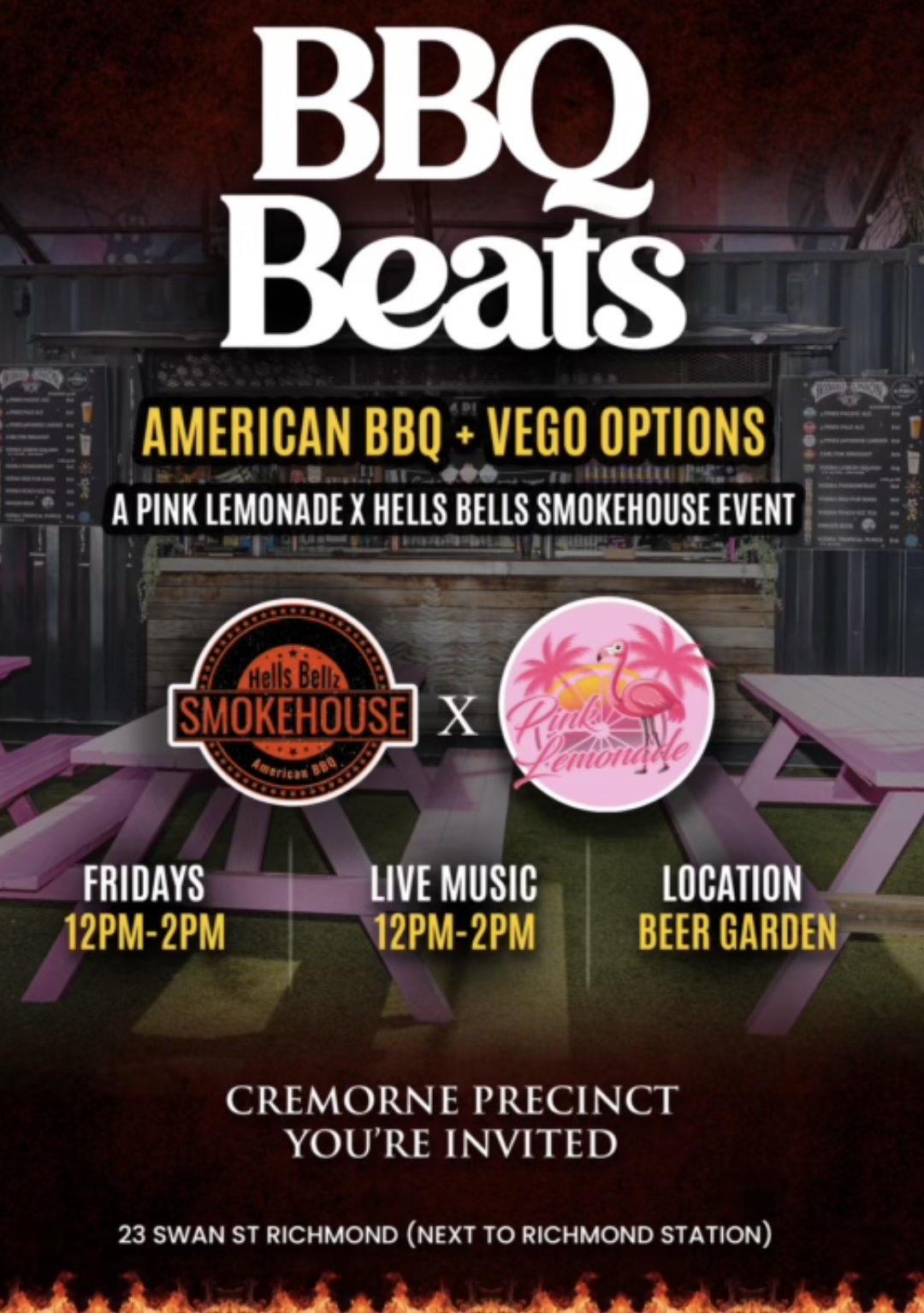Hells Bellz Smokehouse BBQ at Pink Lemonade Richmond